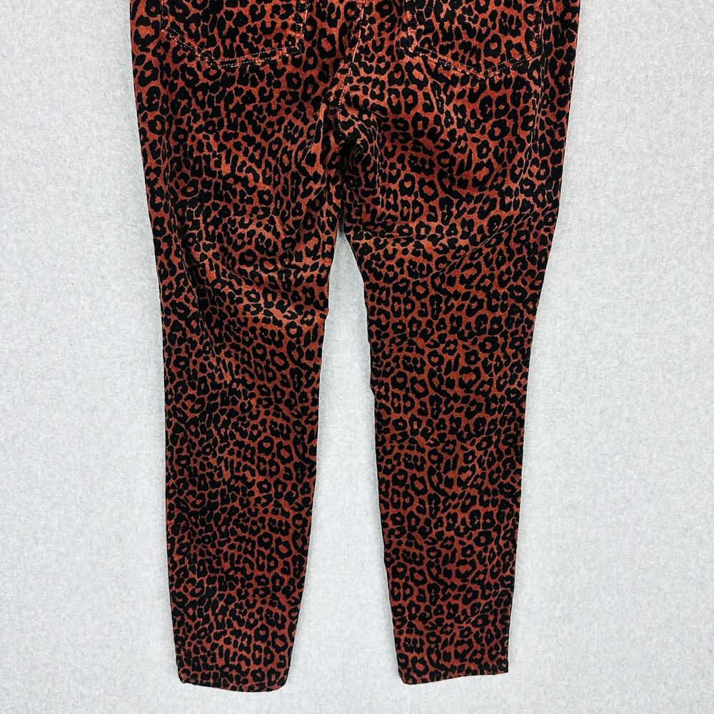 Loft Womans Sz 8 29 Cords Corduroy Pants Curvy High Waist Skinny‎ Stretch Brown - Picture 5 of 9